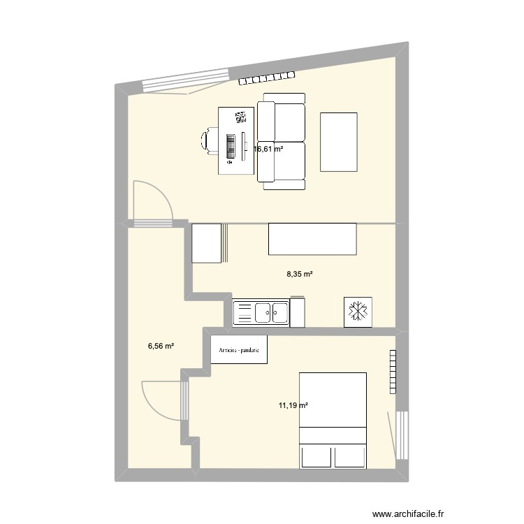 Appart 2. Plan de 0 pièce et 0 m2