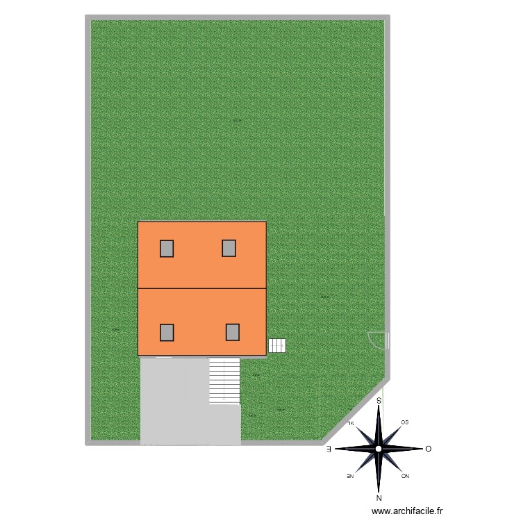maison. Plan de 0 pièce et 0 m2