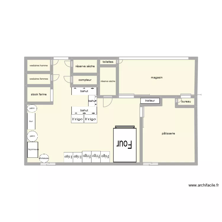 entreprise*. Plan de 