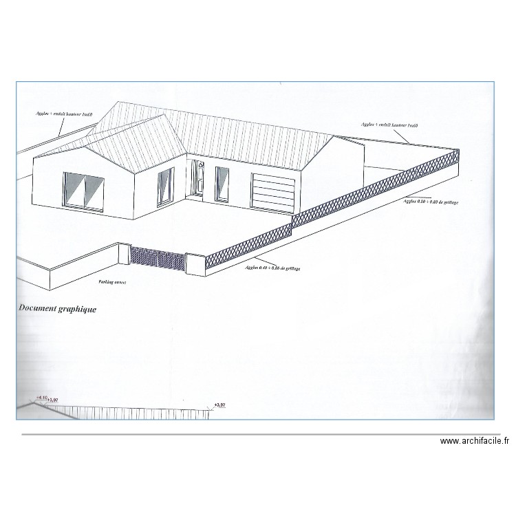 Croquis 3D. Plan de 0 pièce et 0 m2