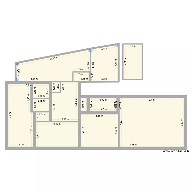 Astrid 2 RDC. Plan de 