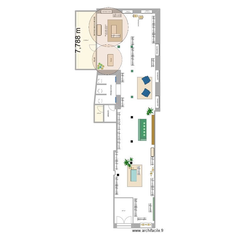 FW25 SKFK BILBAO. Plan de 3 pièces et 33 m2