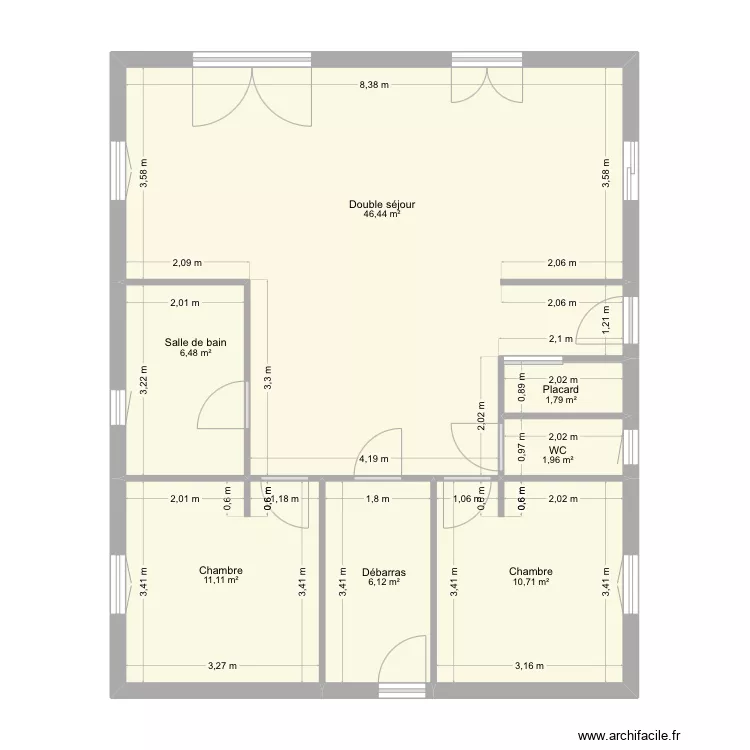 projet logis nu. Plan de 