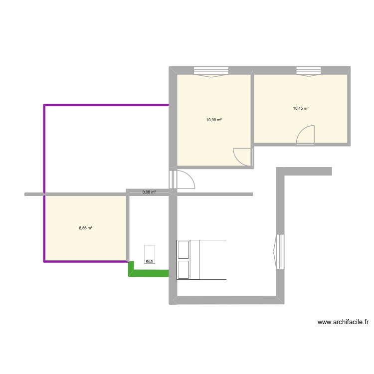 maison. Plan de 0 pièce et 0 m2
