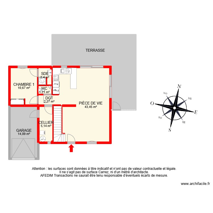 BI 32005. Plan de 0 pièce et 0 m2