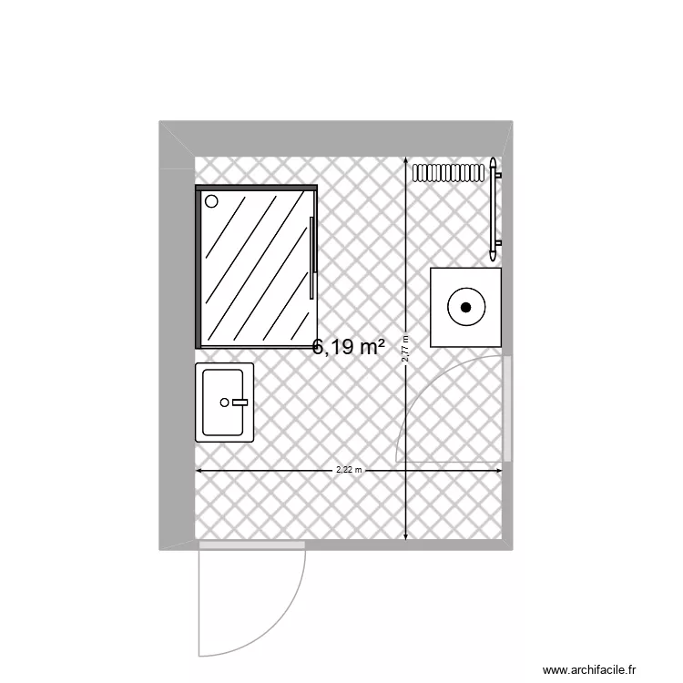 LEOPOLD II. Plan de 1  et 6 m²