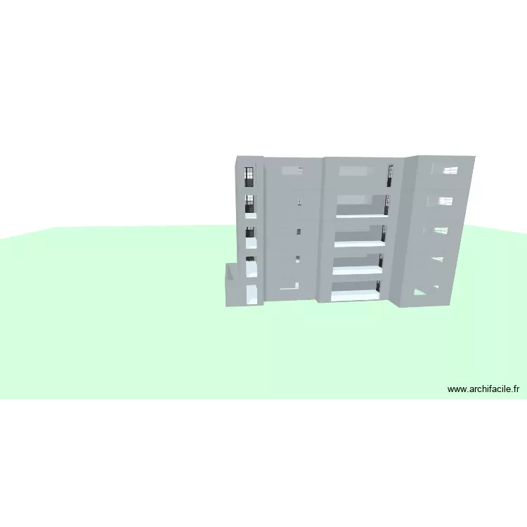 Plan B. Plan de 50  et 834 m²