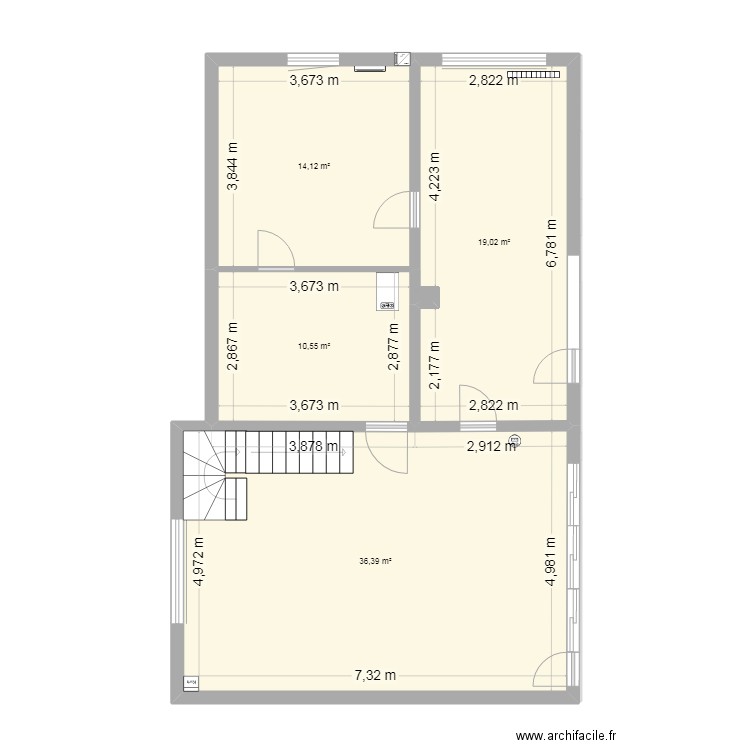 Maison du Tréport - mini. Plan de 19 pièces et 157 m2