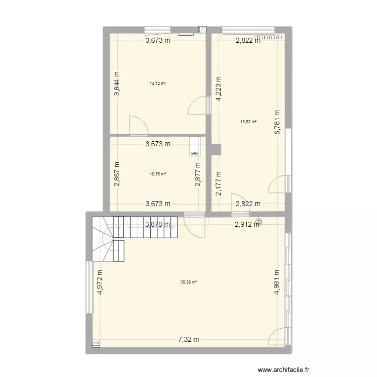 Maison du Tr&eacute;port - mini. Plan de 