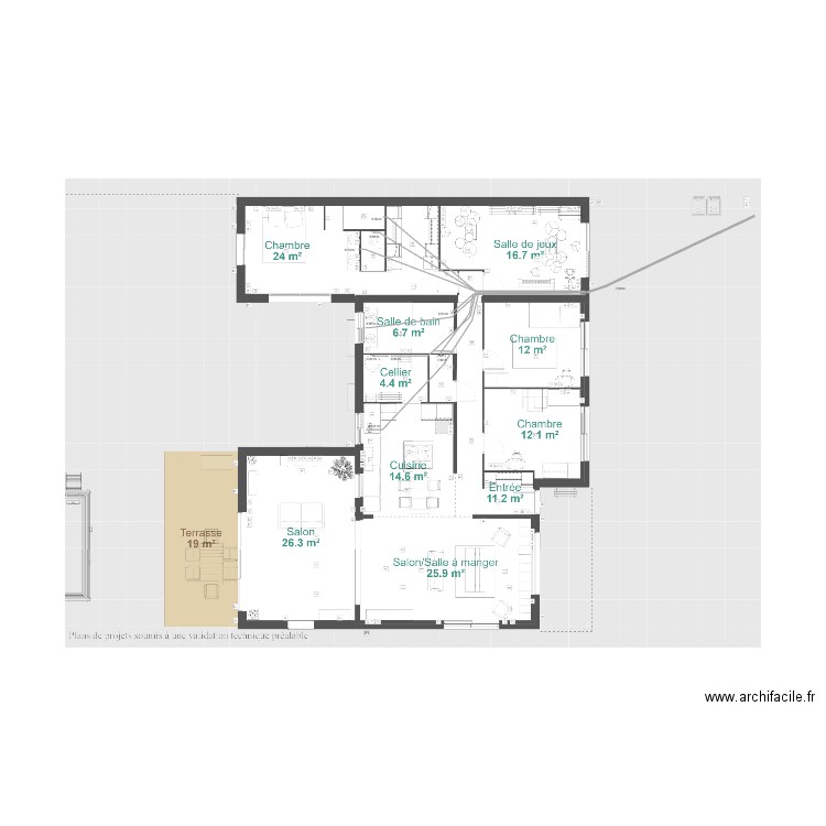 Plomb evac. Plan de 0 pièce et 0 m2