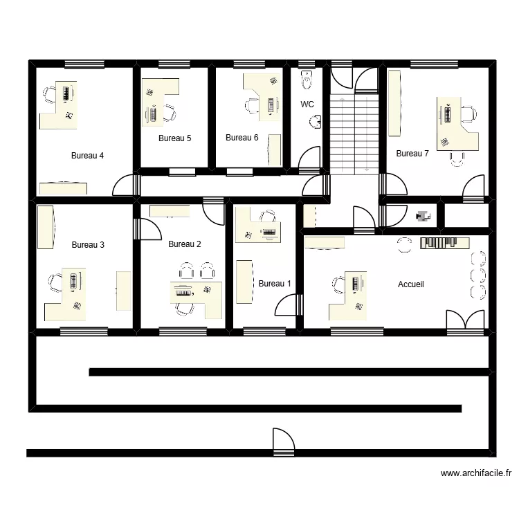 Plan d'&eacute;vacuation CMAS. Plan de 12  et 149 m²