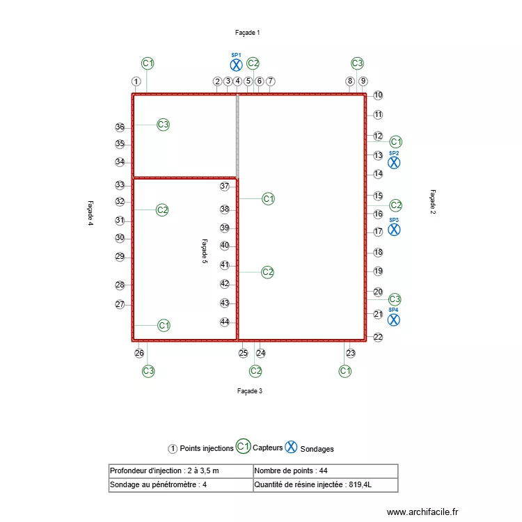 compere. Plan de 3 et 63 m² compere. Plan de 3 et 63 m²
