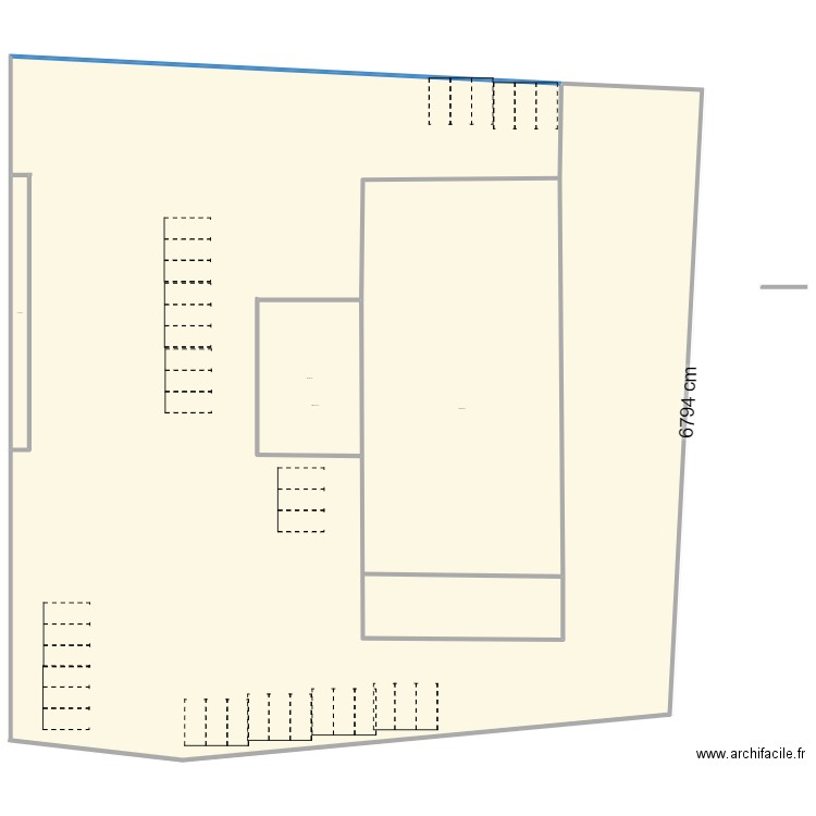 Vialard. Plan de 4 pièces et 878 m2