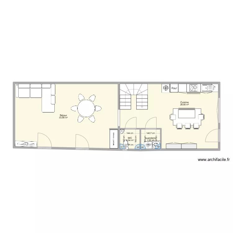 maison Pisany. Plan de maison Pisany. Plan de