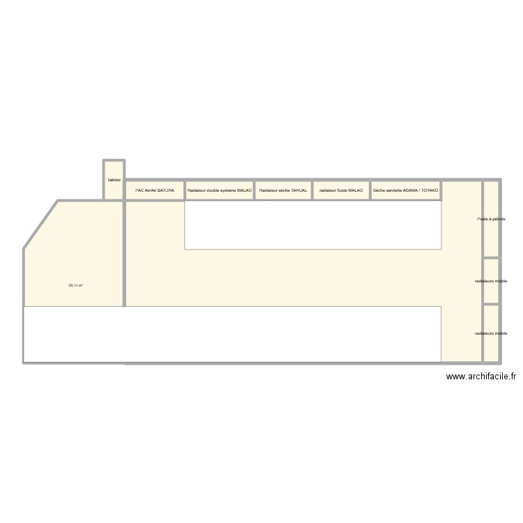 podium confort 2025. Plan de 11 pièces et 153 m2