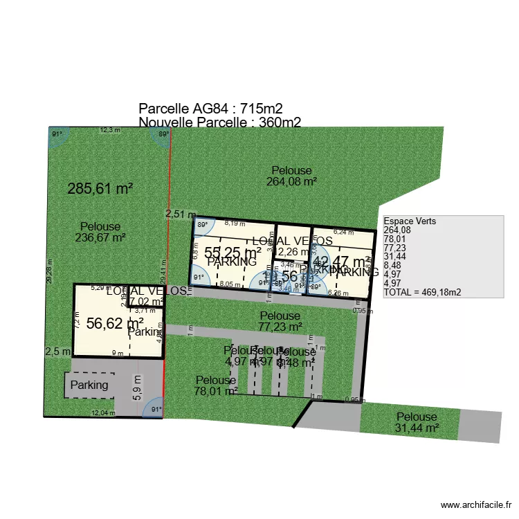 Division Annet. Plan de 