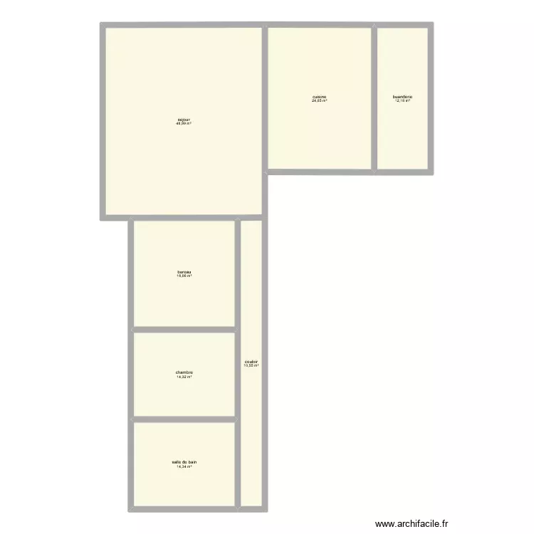 80800. Plan de 7 Pièces et 143 m² 80800. Plan de 7 Pièces et 143 m²