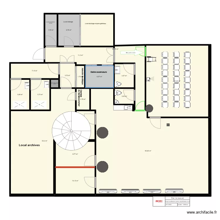 Installation cuisine -1. Plan de 