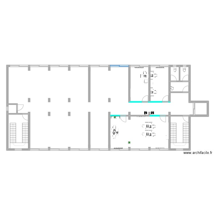 Loxam 2. Plan de 10 pièces et 270 m2