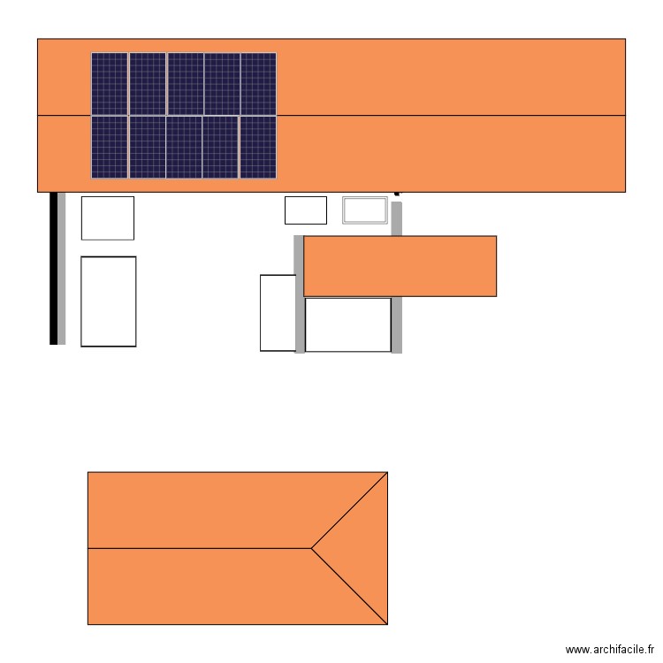 Face avant. Plan de 0 pièce et 0 m2