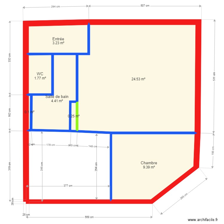 Boulic 28 2eme étage. Plan de 0 pièce et 0 m2
