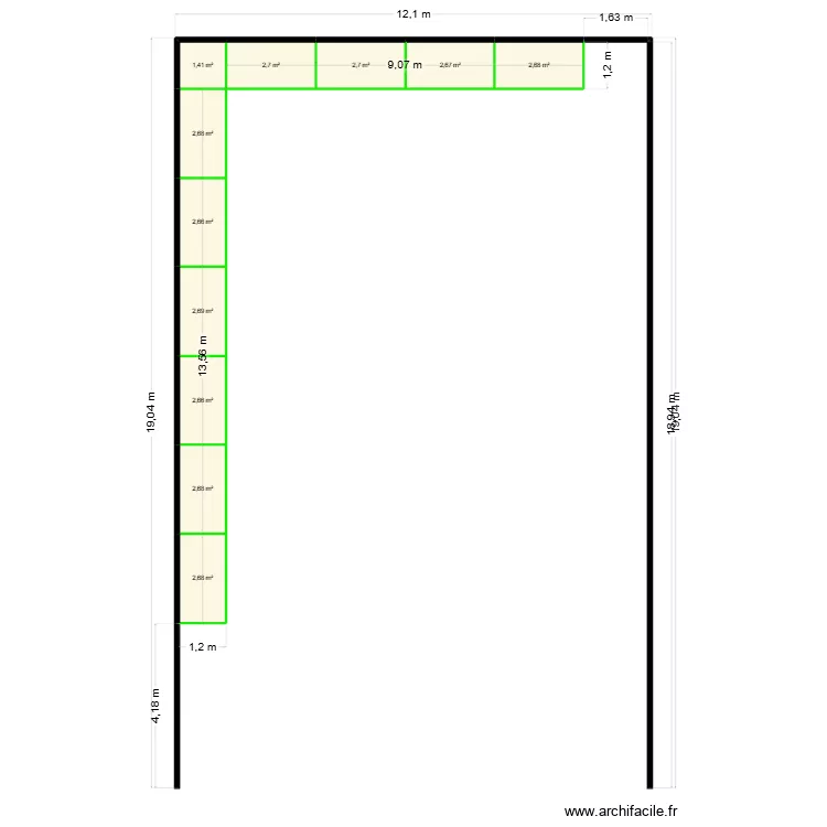 Fresnoy (local phyto). Plan de 