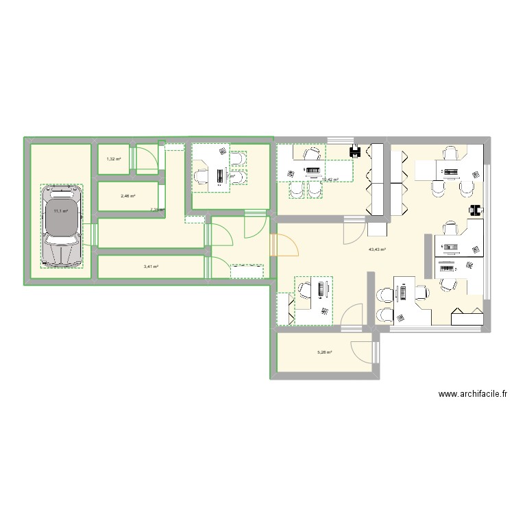 francimmo. Plan de 0 pièce et 0 m2
