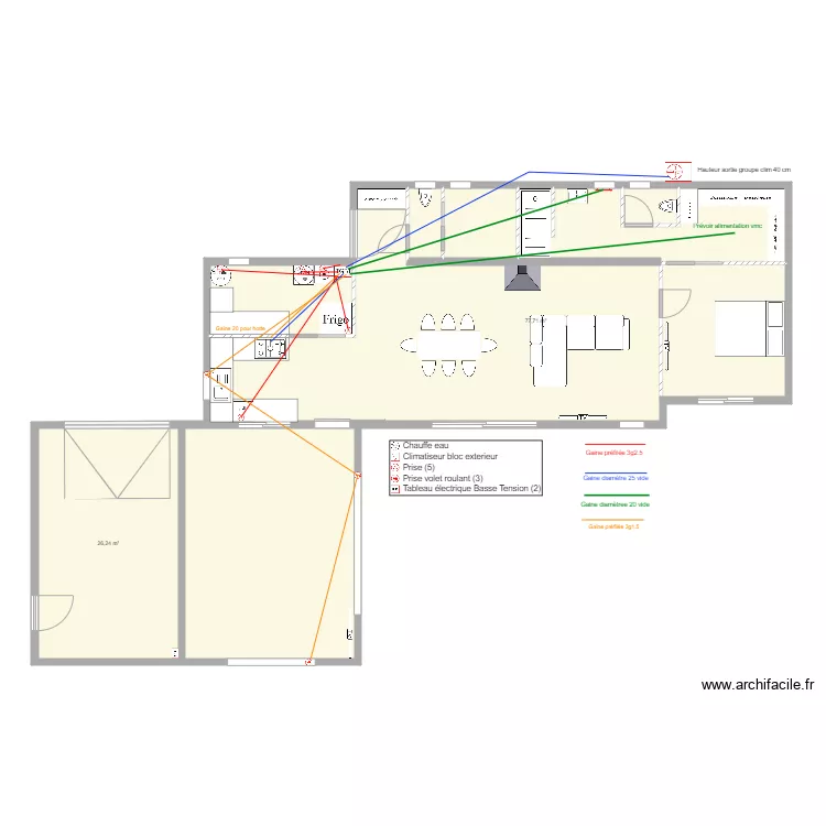 Corse maison Alimentation sp&eacute;ciali&eacute;s. Plan de 
