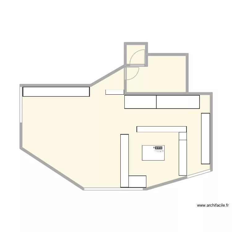 histoire d or. Plan de 3  et 44 m²