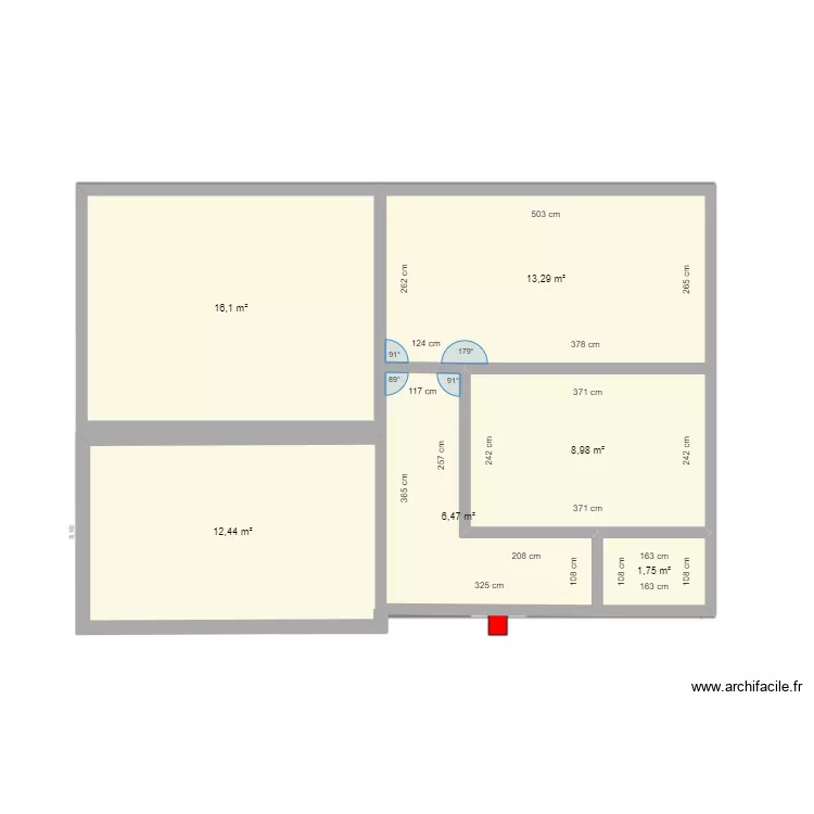 St lazare trinite. Plan de 