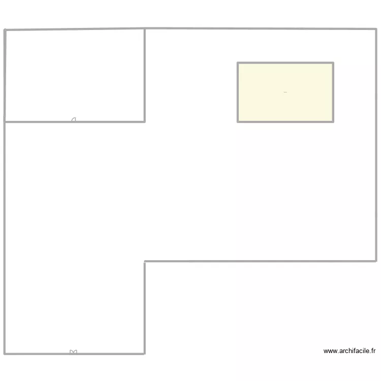 gabs. Plan de 1 pièce et 254 m²