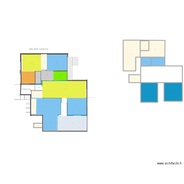 Plan Yasna 001. Plan de 10 pièces et 623 m2