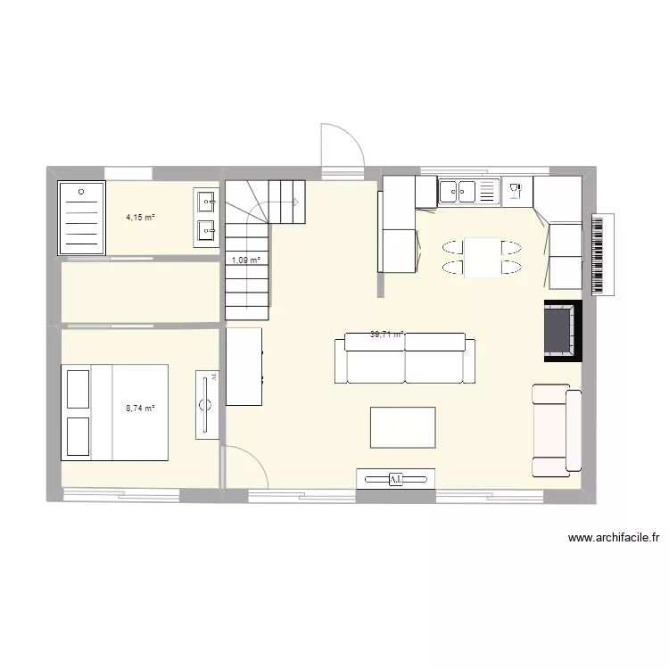 a construire. Plan de 