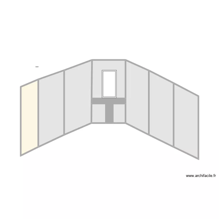 SDB calepinage option 1. Plan de 