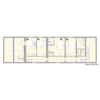 Etage avec  chambres d'hôtes double et  familiale 2