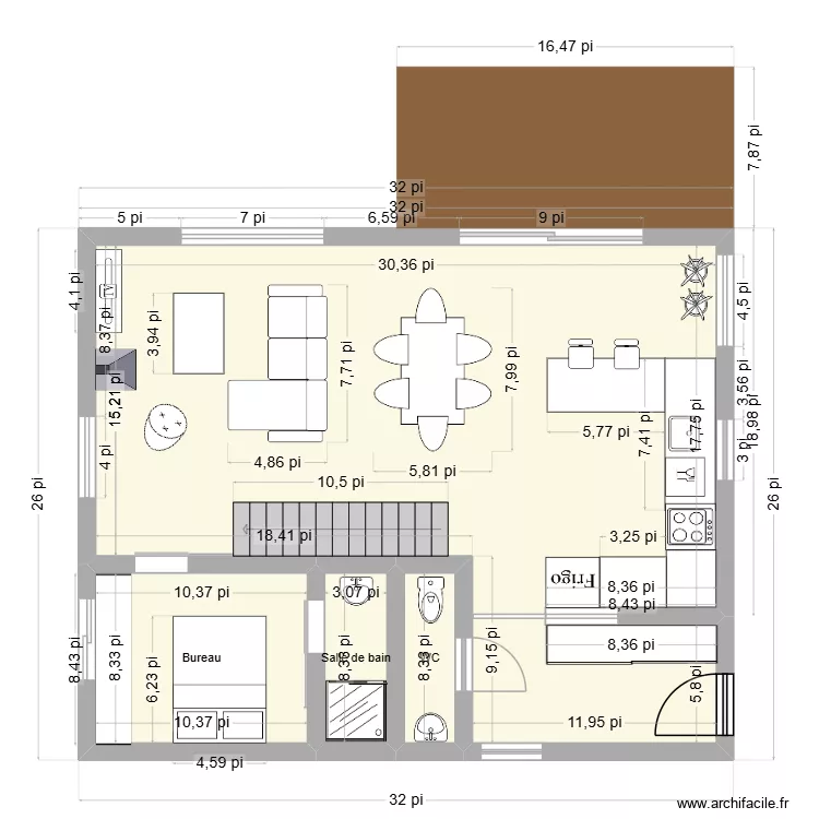 plan st do 2025. Plan de 4  et 65 m²