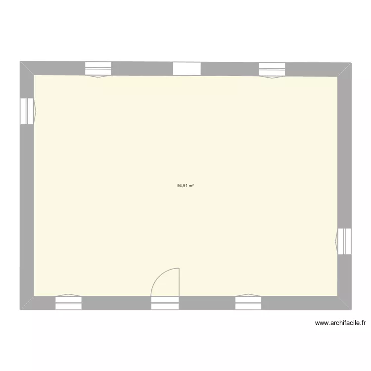 RDC Maison CGLLM v1. Plan de 1 et 95 m² RDC Maison CGLLM v1. Plan de 1 et 95 m²