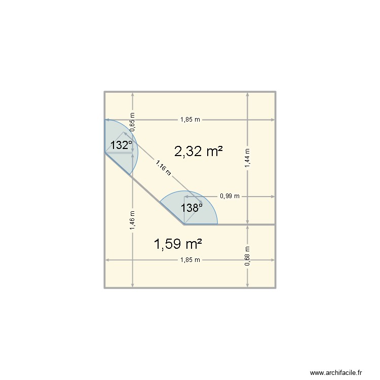 placard cuisine. Plan de 0 pièce et 0 m2