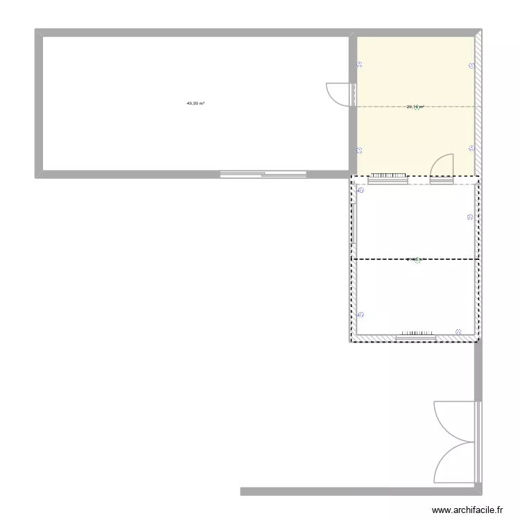STEPHANE. Plan de 3 et 92 m² STEPHANE. Plan de 3 et 92 m²