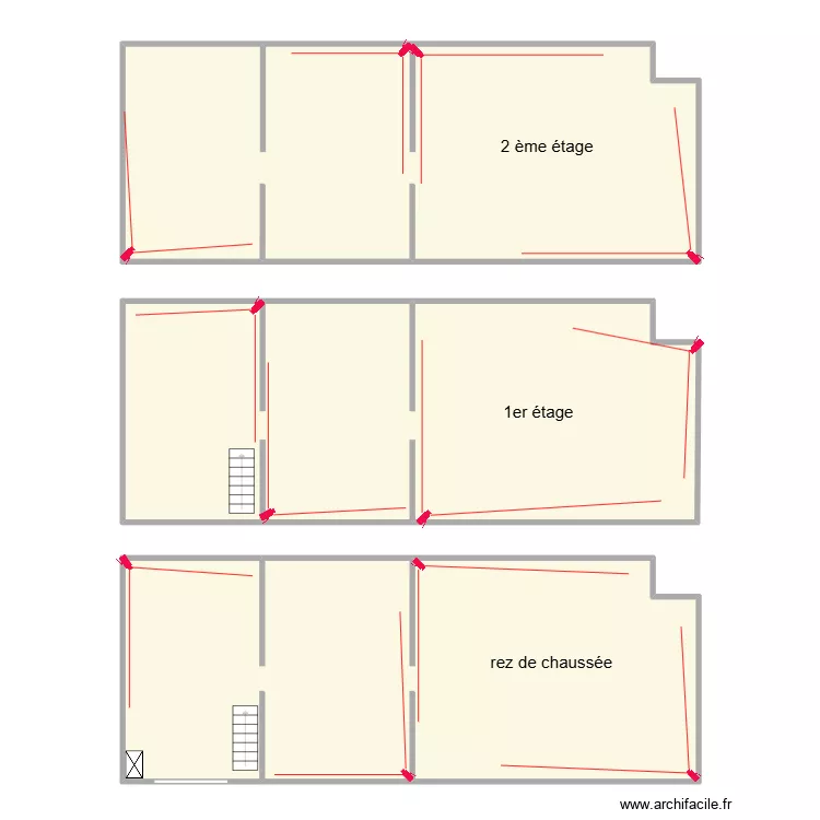 SECHERIE. Plan de 