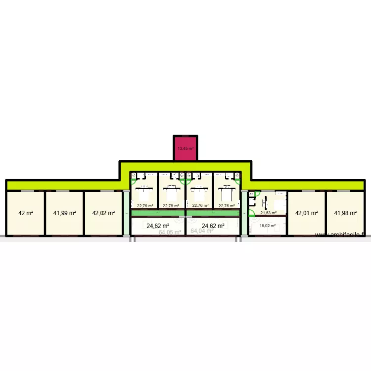 ANNEX VILLA LES ORCHIDEES. Plan de 114  et 4222 m²