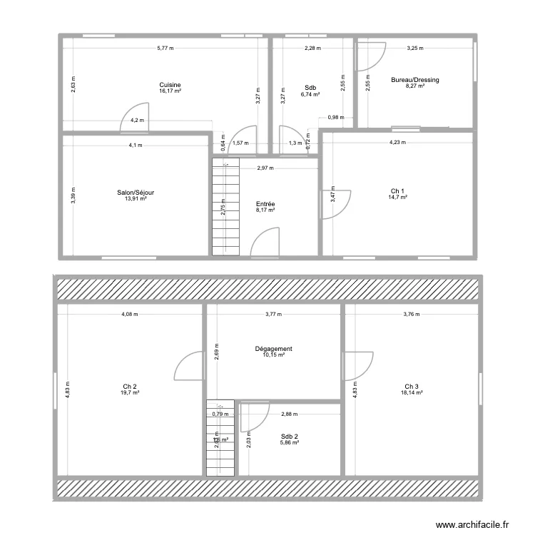 RIEHL. Plan de 13 et 136 m² RIEHL. Plan de 13 et 136 m²