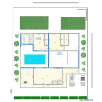 Esquisse 2 blocs sans toits sans meubles et avec sous-sol