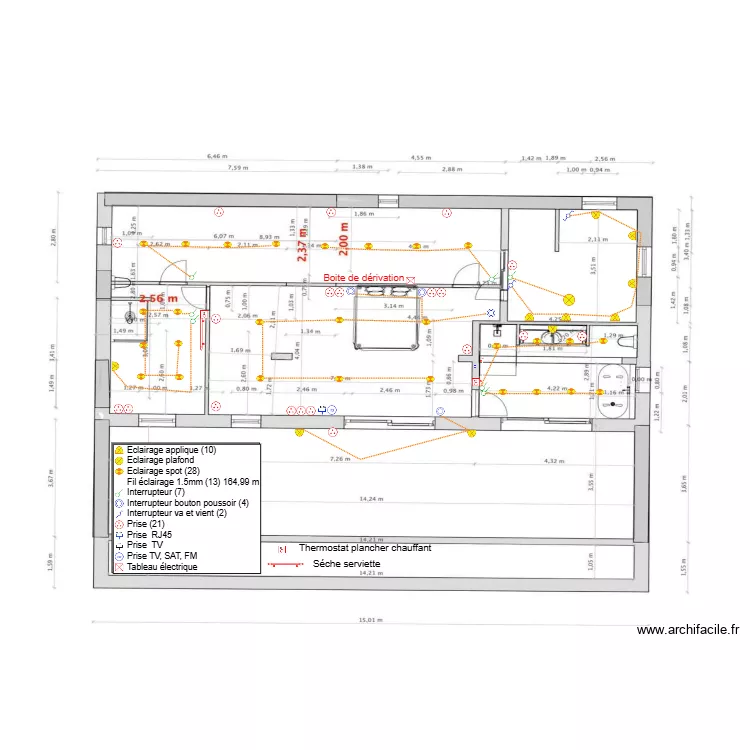 Hermas r&eacute;nov r+1. Plan de 