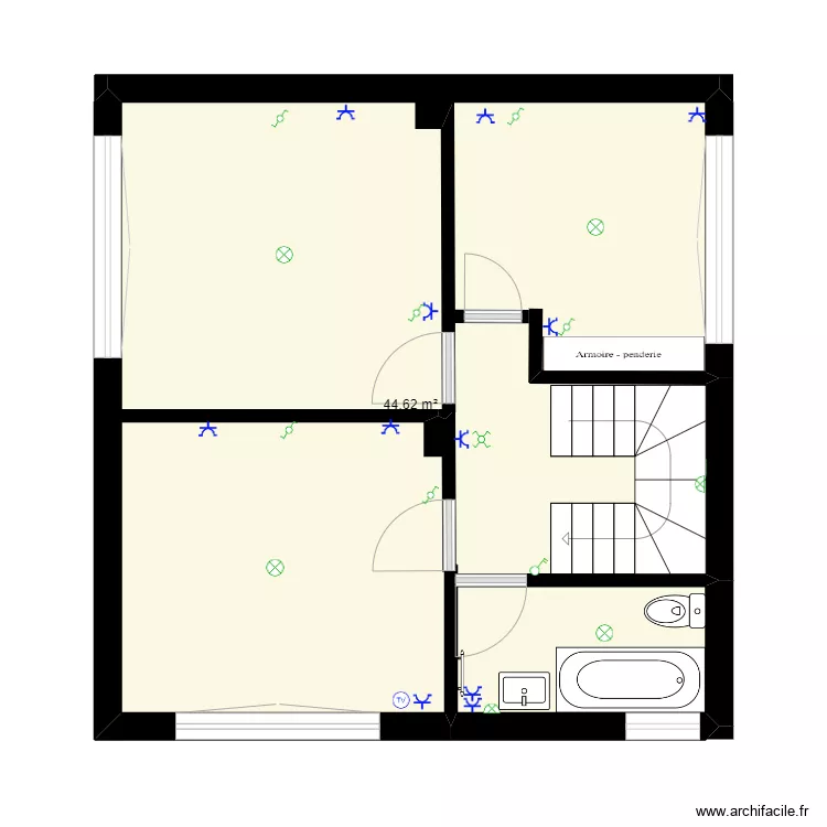 plan de base 1er étage. Plan de plan de base 1er étage. Plan de