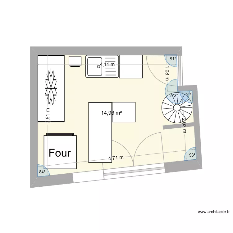 Le32 bis. Plan de 1 et 15 m² Le32 bis. Plan de 1 et 15 m²