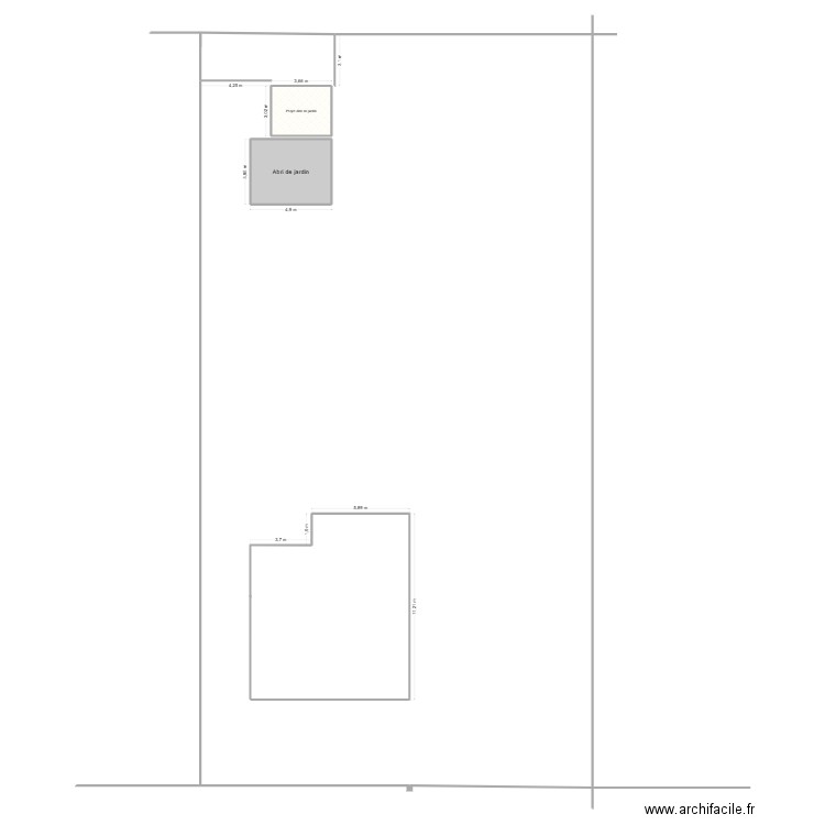 TERRAIN. Plan de 0 pièce et 0 m2