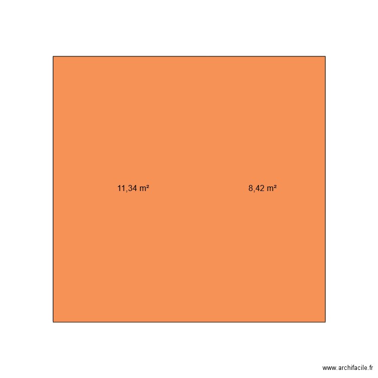 garage. Plan de 2 pièces et 20 m2