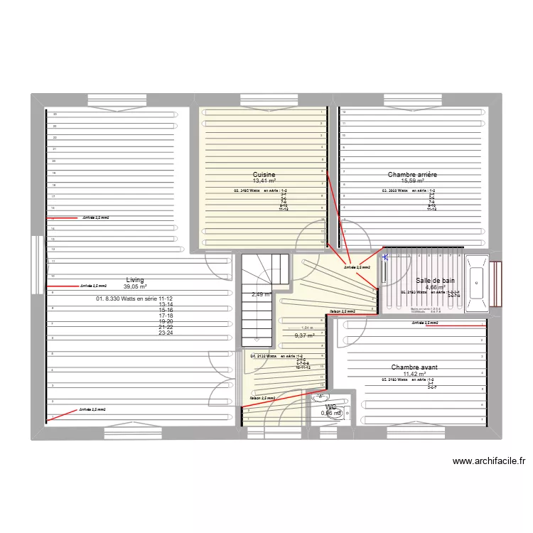2026-04-24-Rez de chaussée pour chauffage-1. Plan de 8 et 97 m² 2026-04-24-Rez de chaussée pour chauffage-1. Plan de 8 et 97 m²