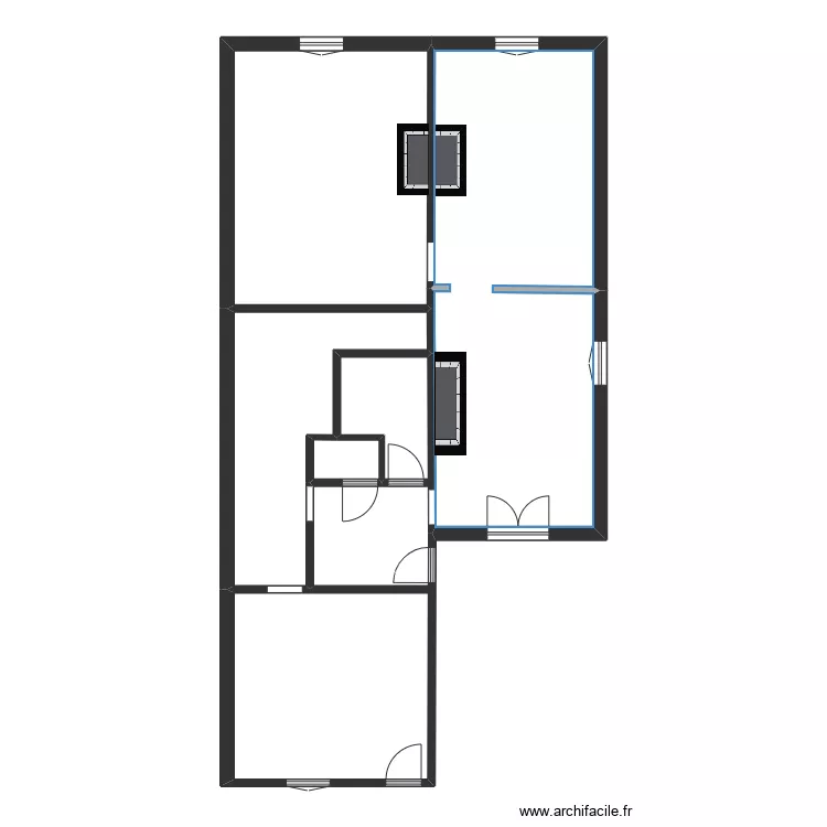 SACCHIOLI. Plan de 5 et 109 m² SACCHIOLI. Plan de 5 et 109 m²